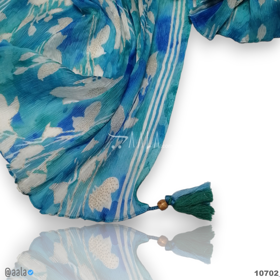Shaded Silk Poly-ester Dupatta-20-Inches ASSORTED 2.25-Metres #10702