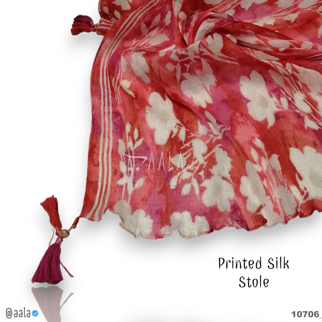 Shaded Silk Poly-ester Dupatta-20-Inches ASSORTED 2.25-Metres #10706