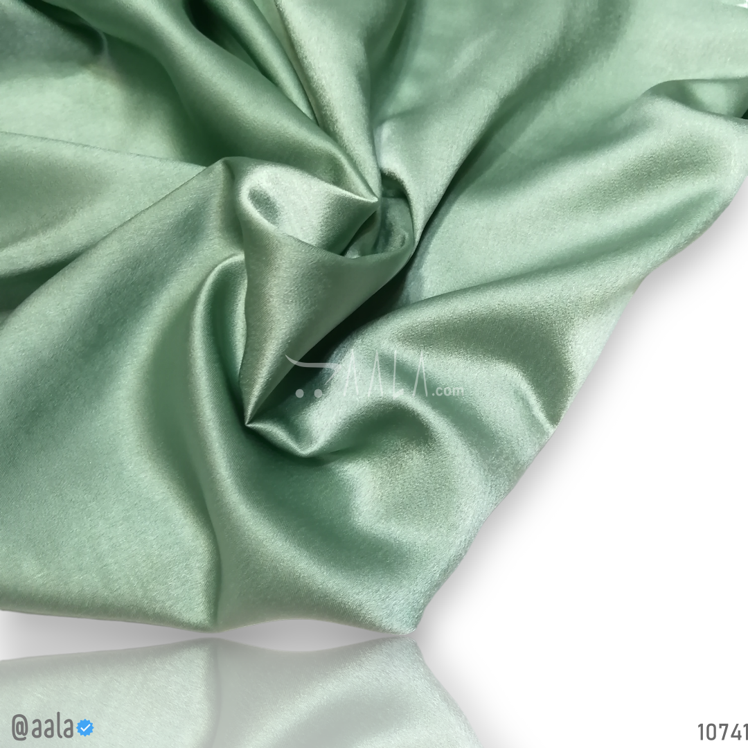 Mango Silk Poly-ester 58-Inches GREEN Per-Metre #10741