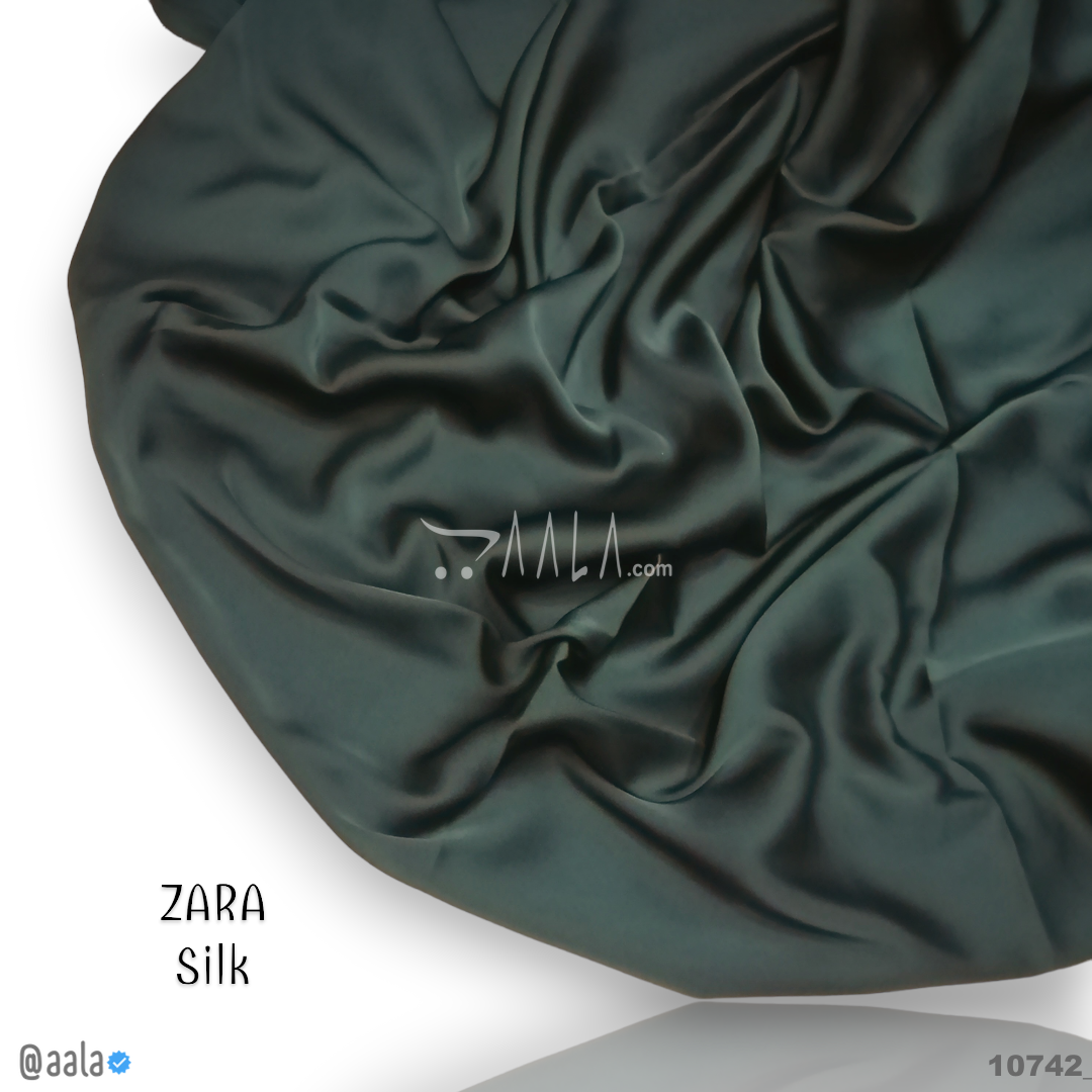 Zara Silk Poly-ester 58-Inches TEAL Per-Metre #10742