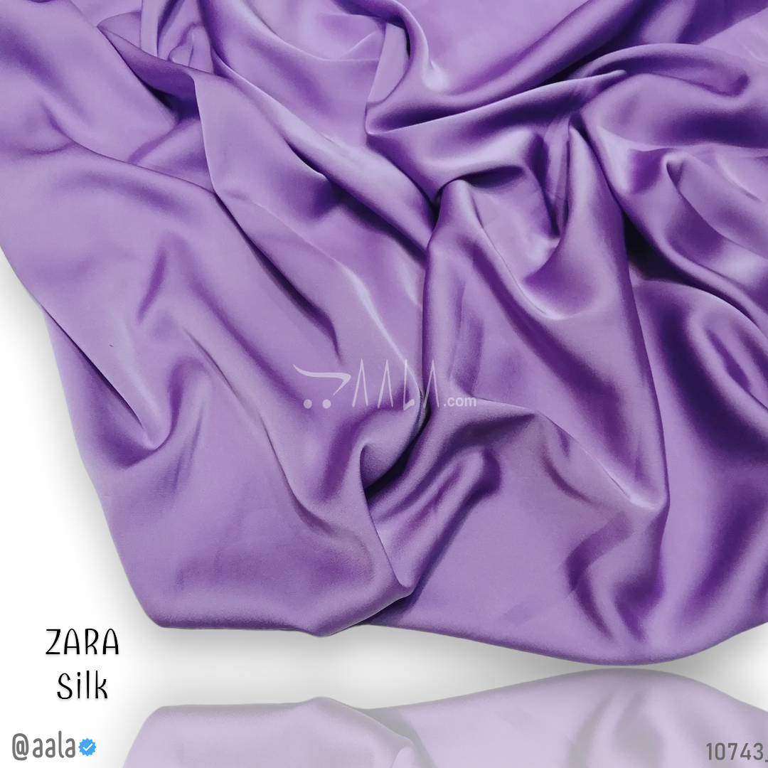 Zara Silk Poly-ester 58-Inches LAVENDAR Per-Metre #10743