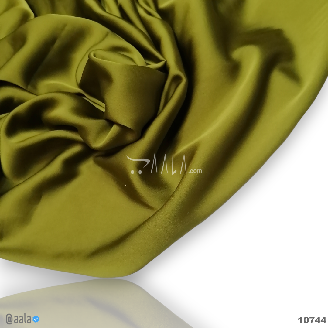Zara Silk Poly-ester 58-Inches GREEN Per-Metre #10744