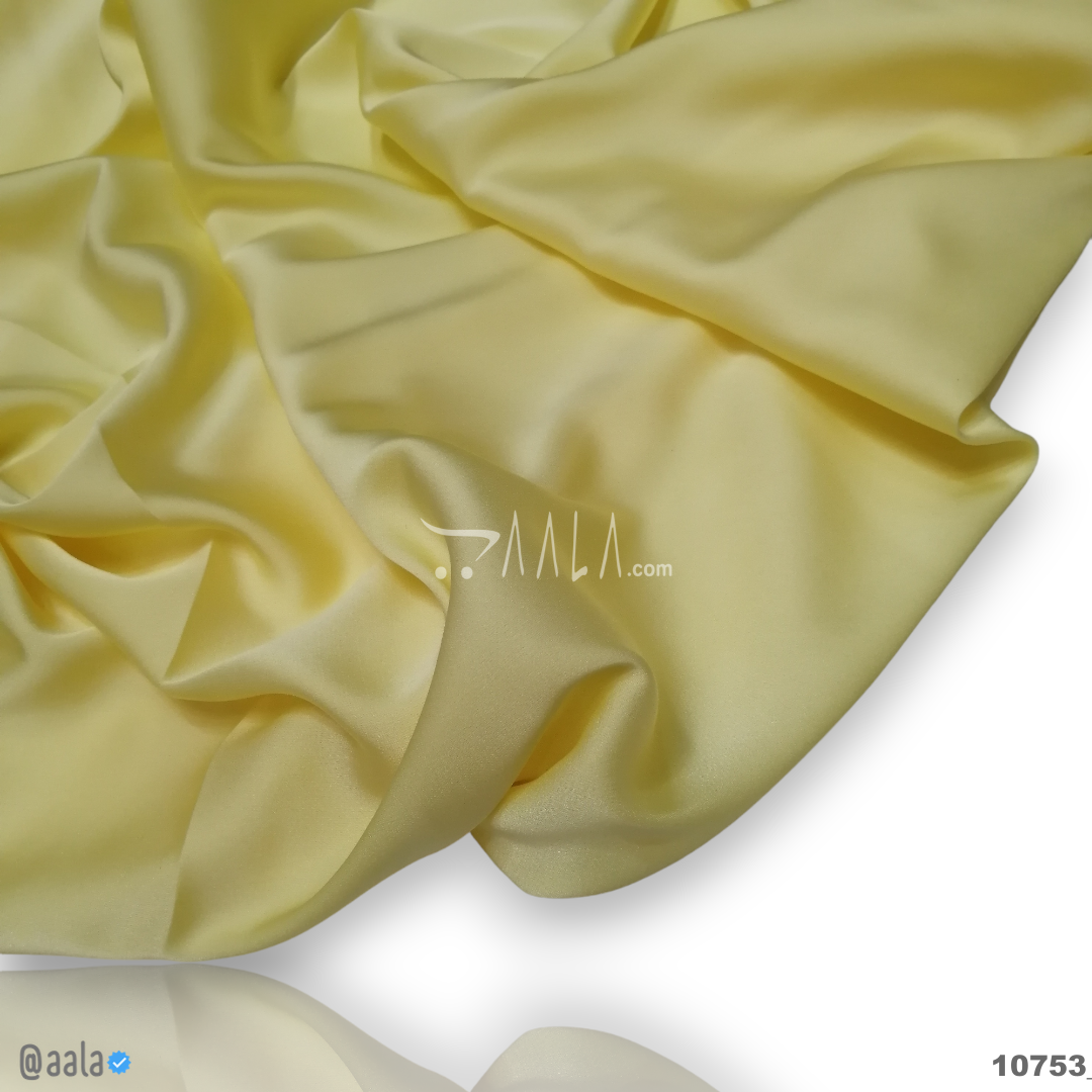 Zara Silk Poly-ester 58-Inches CREAM Per-Metre #10753