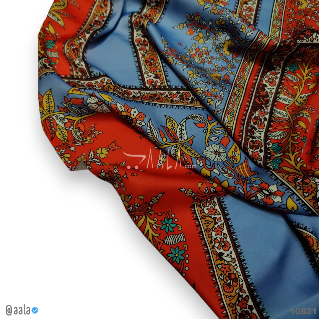 Printed Silk Blend 44-Inches PRINTED Per-Metre #10821