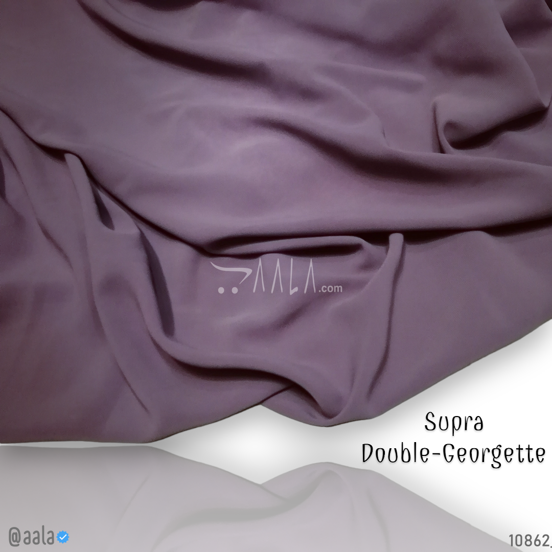 Supra Double-Georgette Poly-ester 58-Inches CARROT Per-Metre #10862