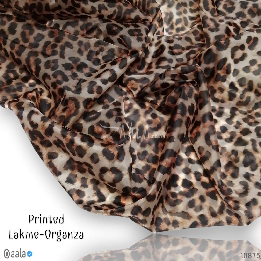Printed-Lakme Organza Blend 44-Inches PRINTED Per-Metre #10875
