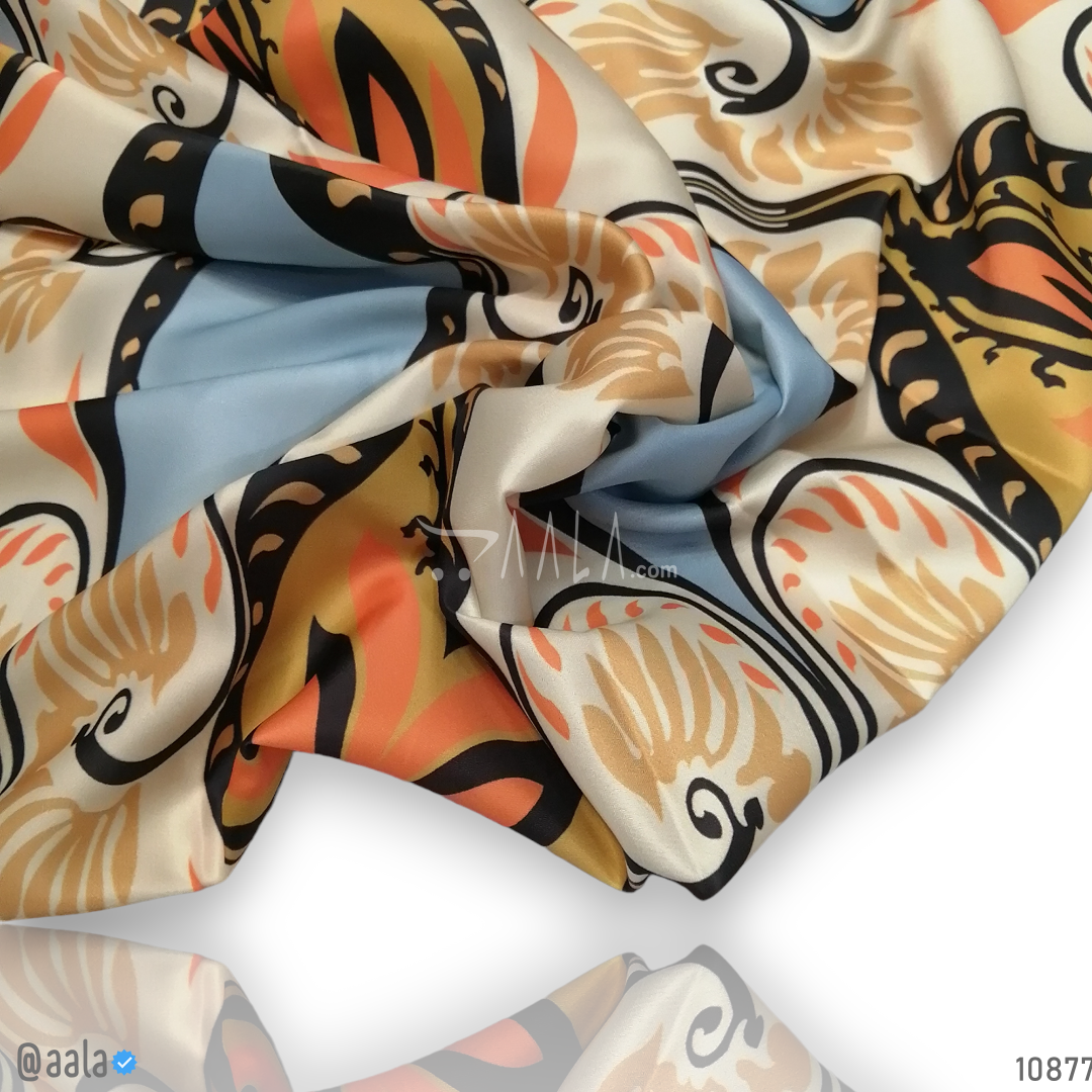 Printed Silk Blend 44-Inches PRINTED Per-Metre #10877