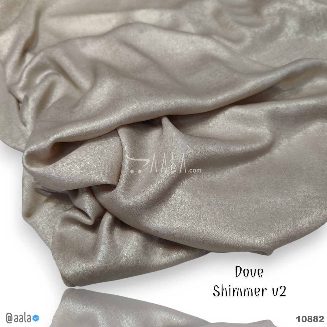 Dove-Shimmer-V2 Velvet Poly-ester 58-Inches GOLD Per-Metre #10882