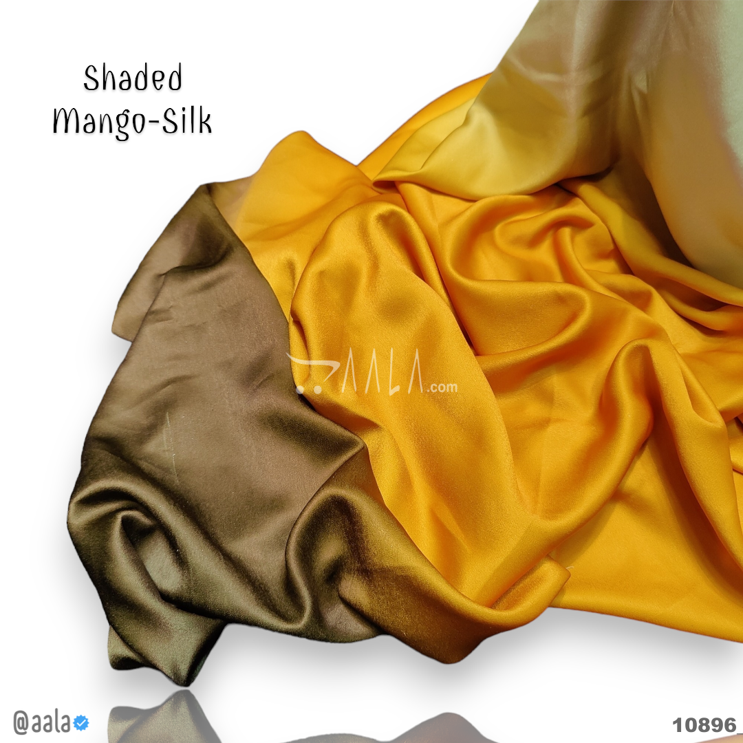Shaded-Mango Silk Poly-ester 58-Inches ASSORTED Per-Metre #10896
