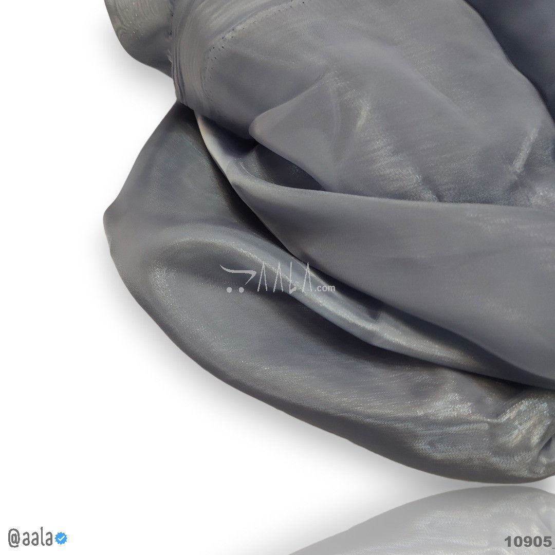 Choux Organza Blend 58-Inches GREY Per-Metre #10905