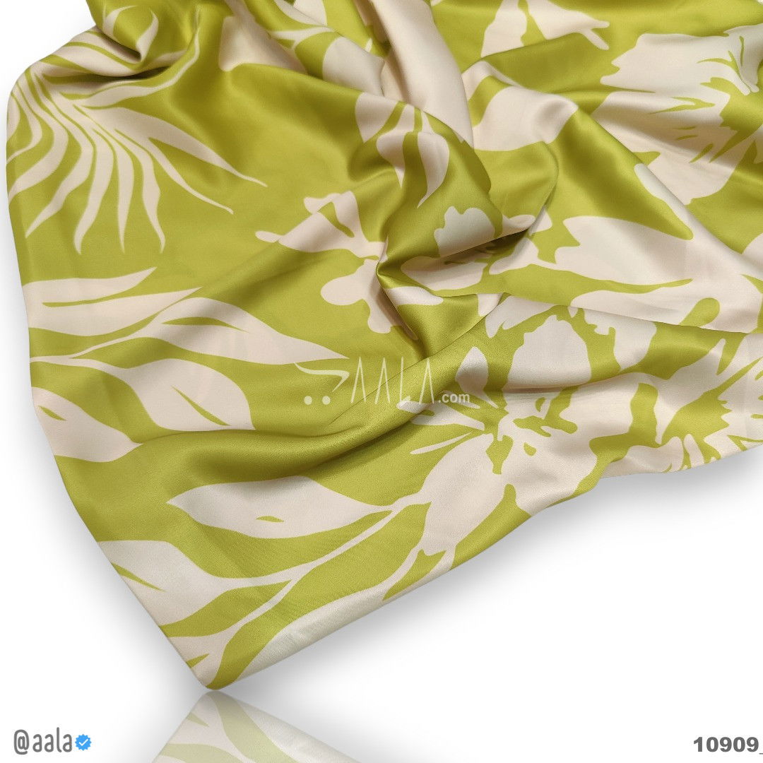 Printed Silk Poly-ester 44-Inches PRINTED Per-Metre #10909