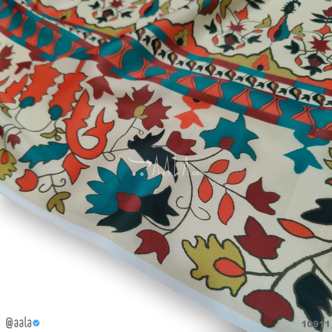 Printed Silk Blend 44-Inches PRINTED Per-Metre #10911