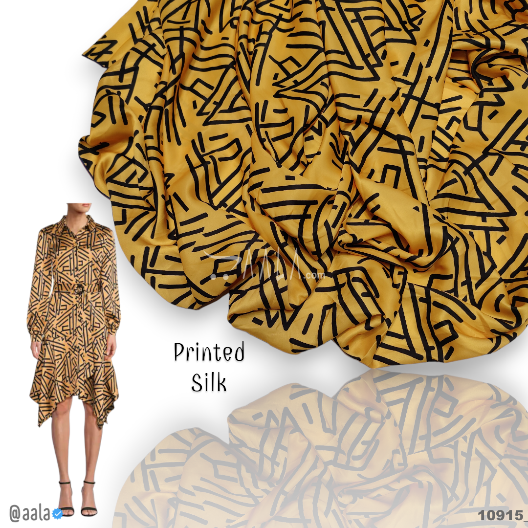 Printed Silk Blend 44-Inches PRINTED Per-Metre #10915