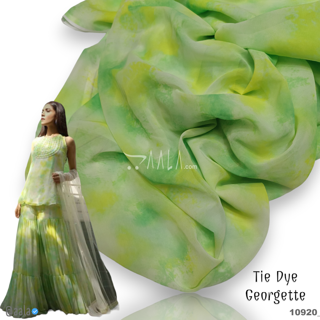 Tie-Dye Georgette Poly-ester 44-Inches ASSORTED Per-Metre #10920