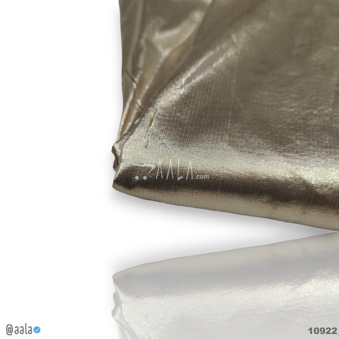 Tissue Silk Poly-ester 44-Inches GOLD Per-Metre #10922