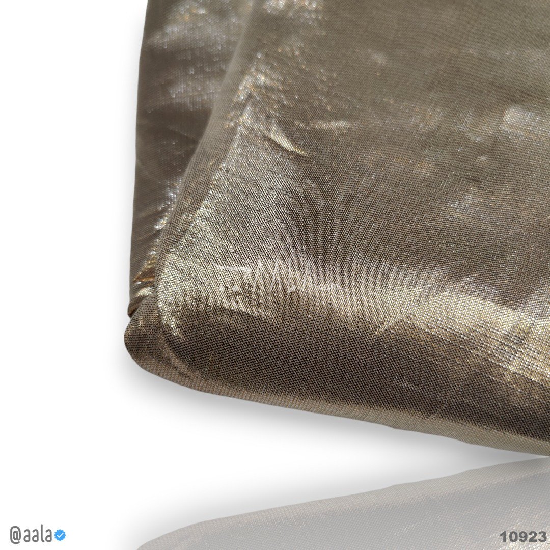 Tissue Silk Poly-ester 44-Inches GOLD Per-Metre #10923