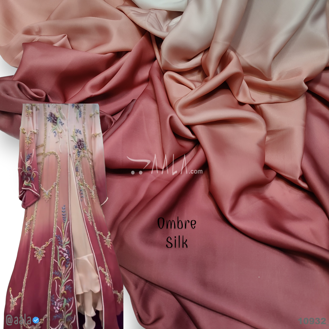 Ombre Silk Poly-ester 44-Inches ASSORTED Per-Metre #10932
