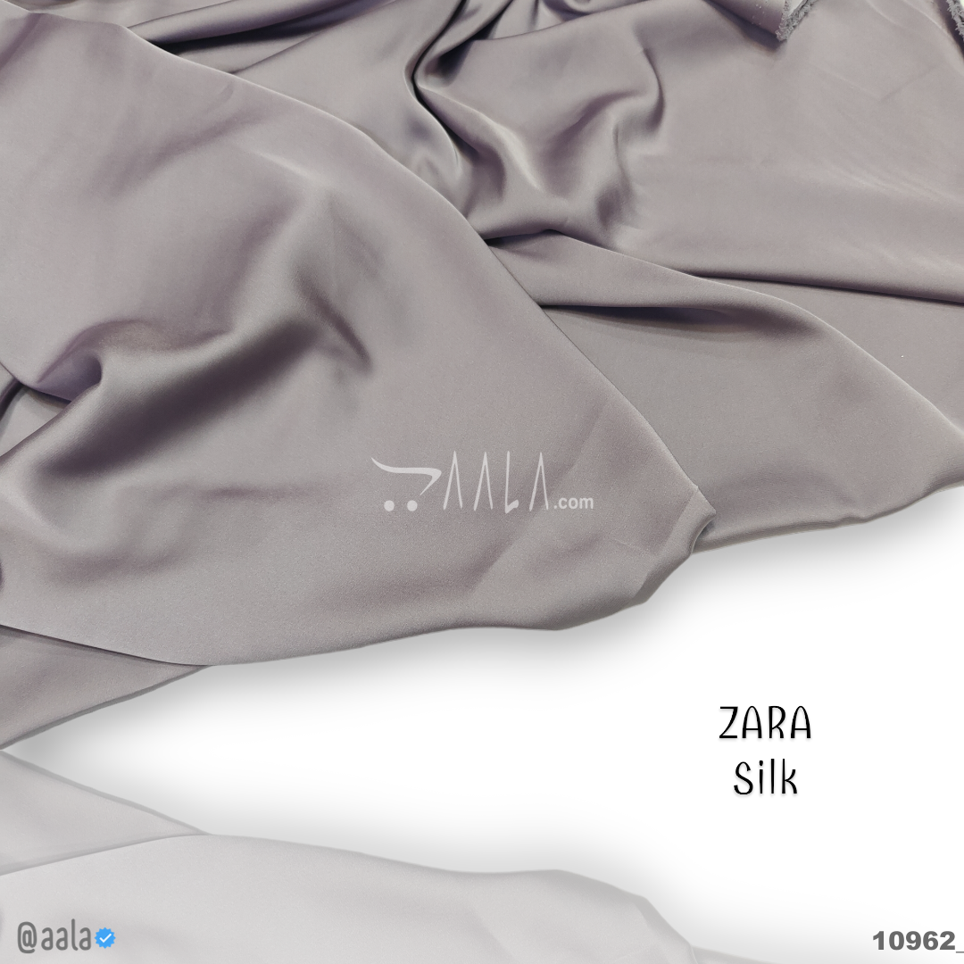 Zara Silk Poly-ester 58-Inches PURPLE Per-Metre #10962