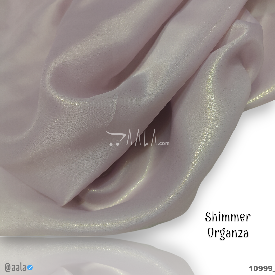 Shimmer Organza Blend 58-Inches PURPLE Per-Metre 
