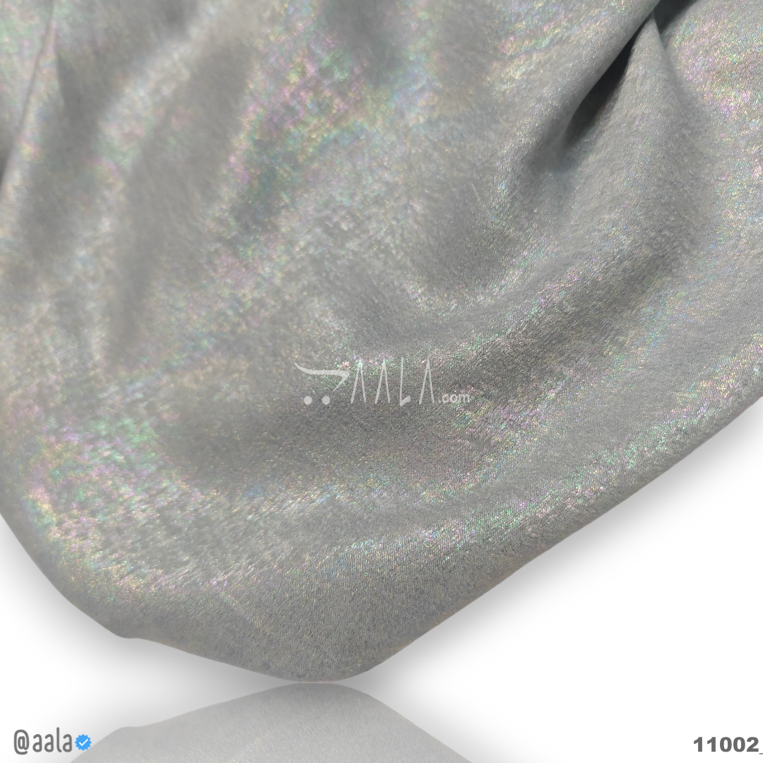 Dove-Rainbow Velvet Poly-ester 58-InchesGREY Per-Metre #11002