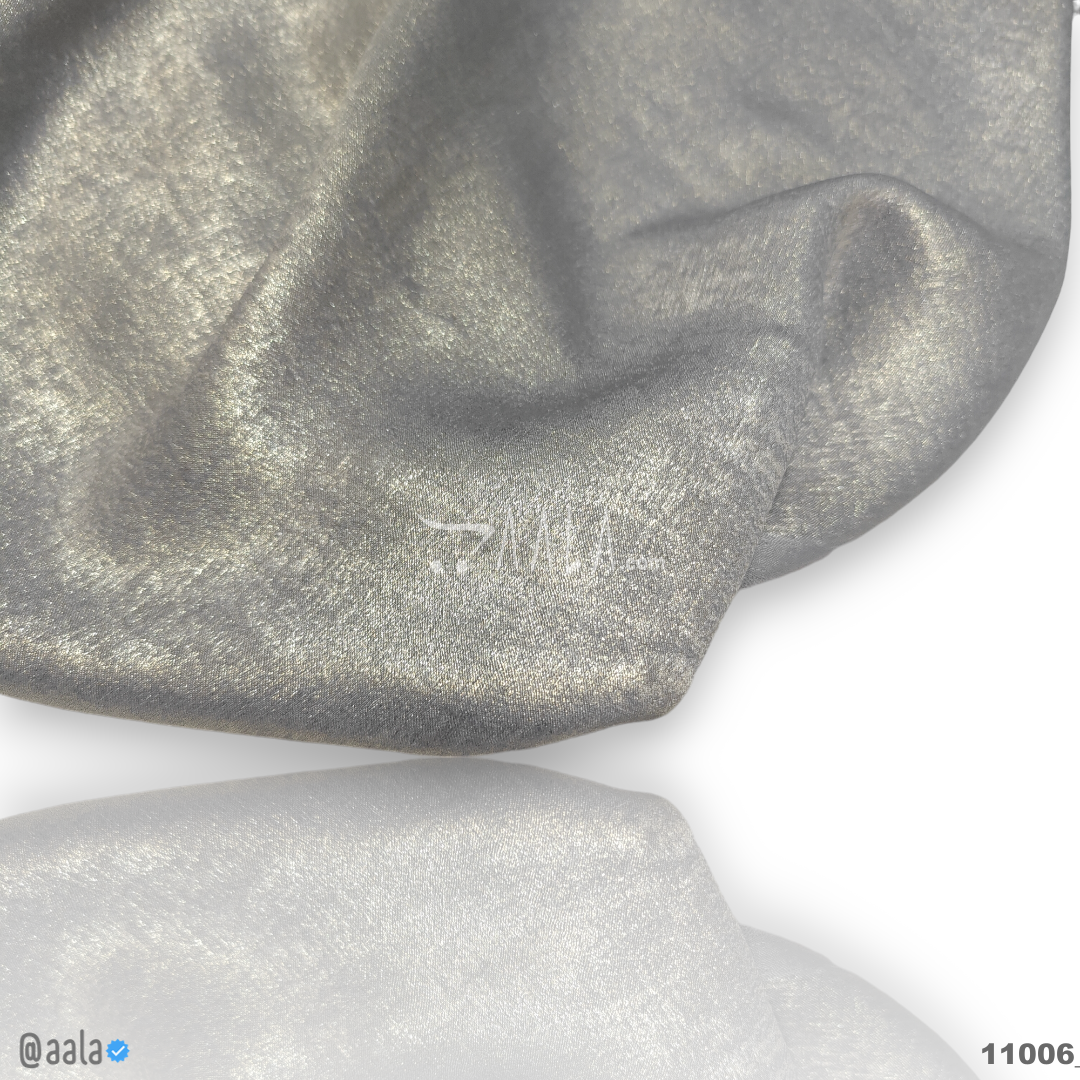 Dove-Shimmer-V2 Velvet Poly-ester 58-Inches GREY Per-Metre #11006