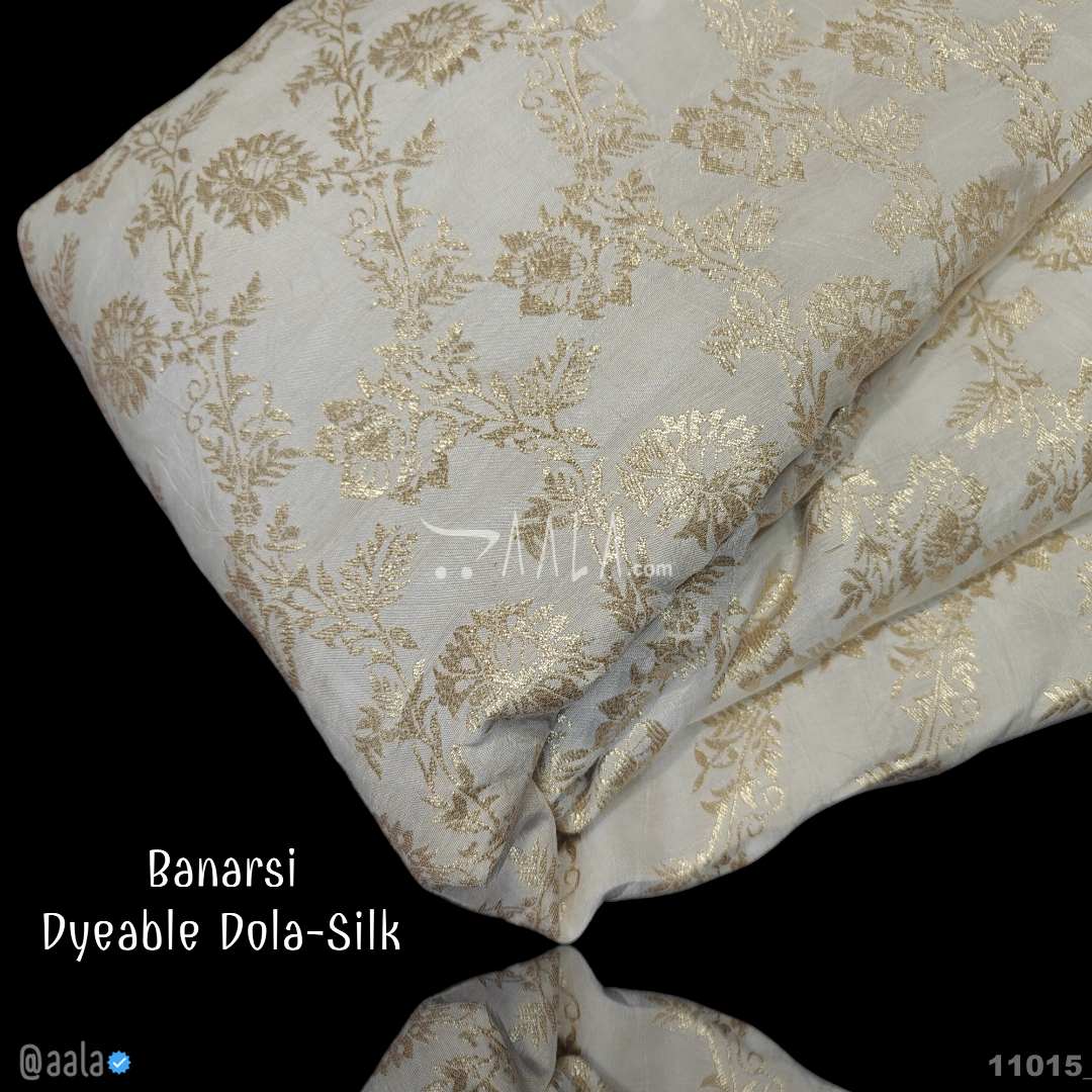 Banarsi-Upada Silk Viscose 44-Inches DYEABLE Per-Metre #11015