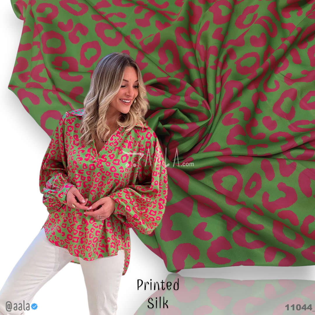 Printed Silk Blend 44-Inches PRINTED Per-Metre #11044