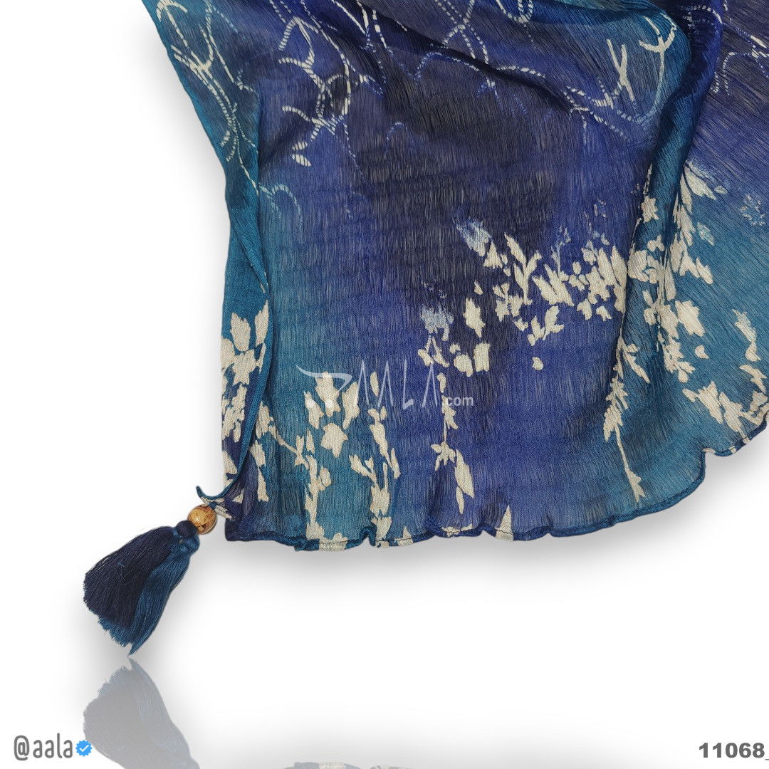 Printed Silk Blend Dupatta-20-Inches PRINTED 2.25-Metres 