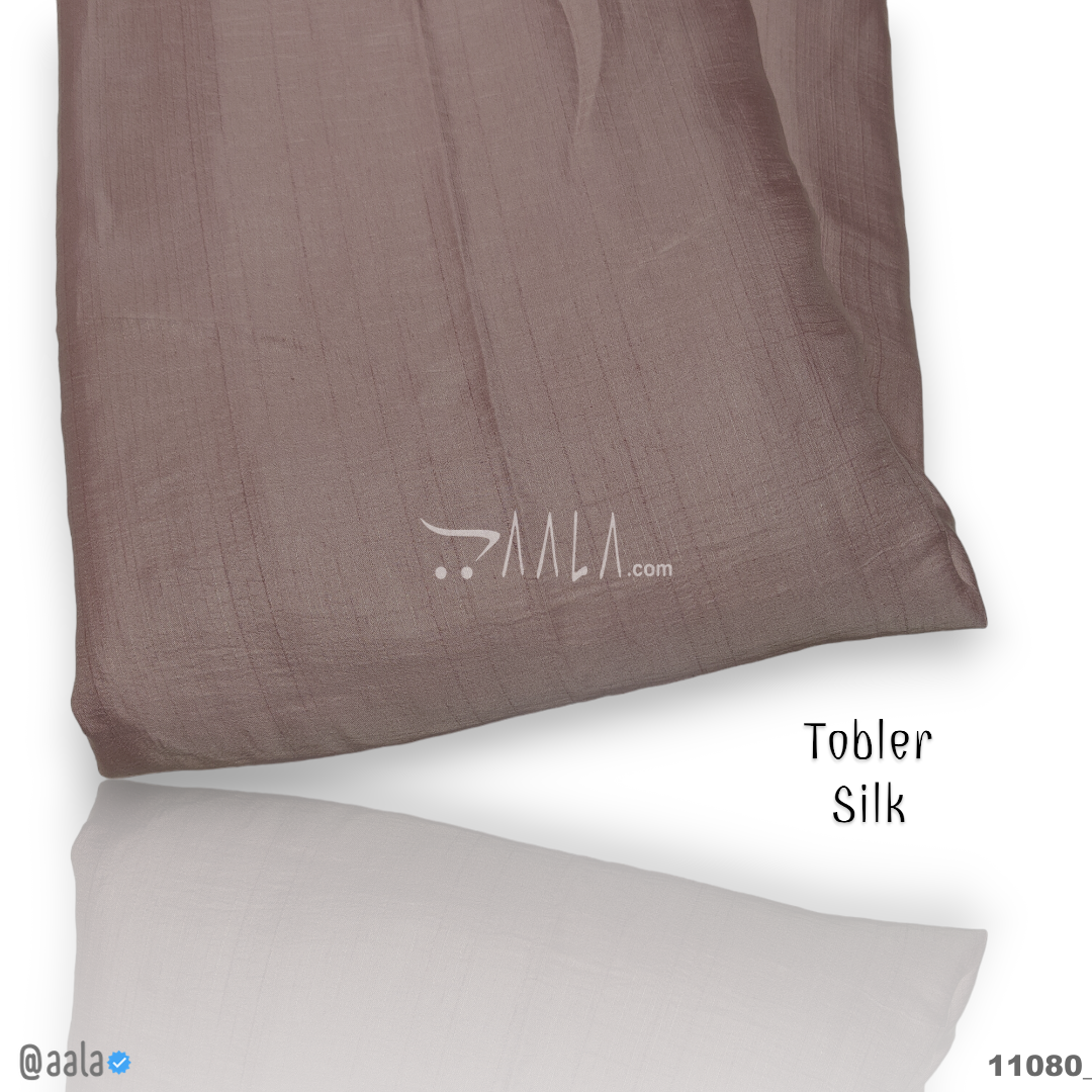 Tobler Silk Poly-ester 44-Inches PINK Per-Metre #11080