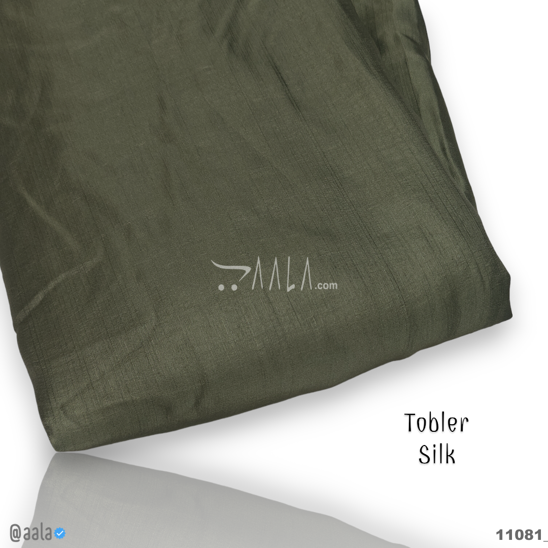 Tobler Silk Poly-ester 44-Inches GREEN Per-Metre #11081