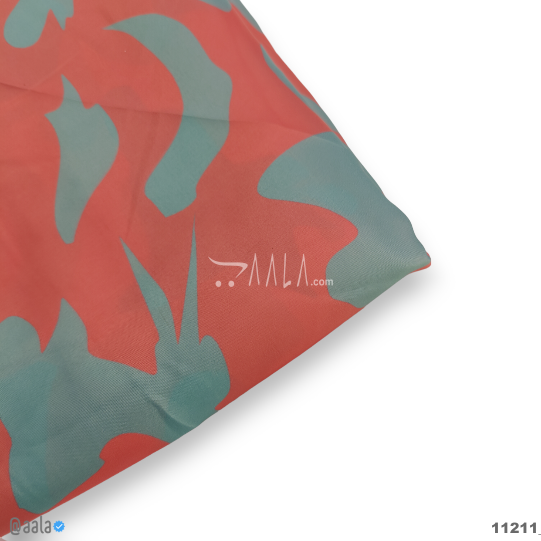 Printed Silk Blend 44-Inches PRINTED Per-Metre #11211