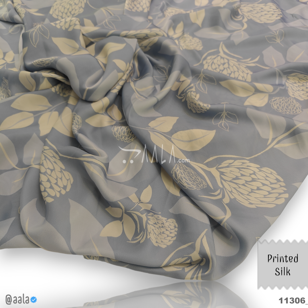 Printed Silk Blend 44-Inches PRINTED Per-Metre #11306