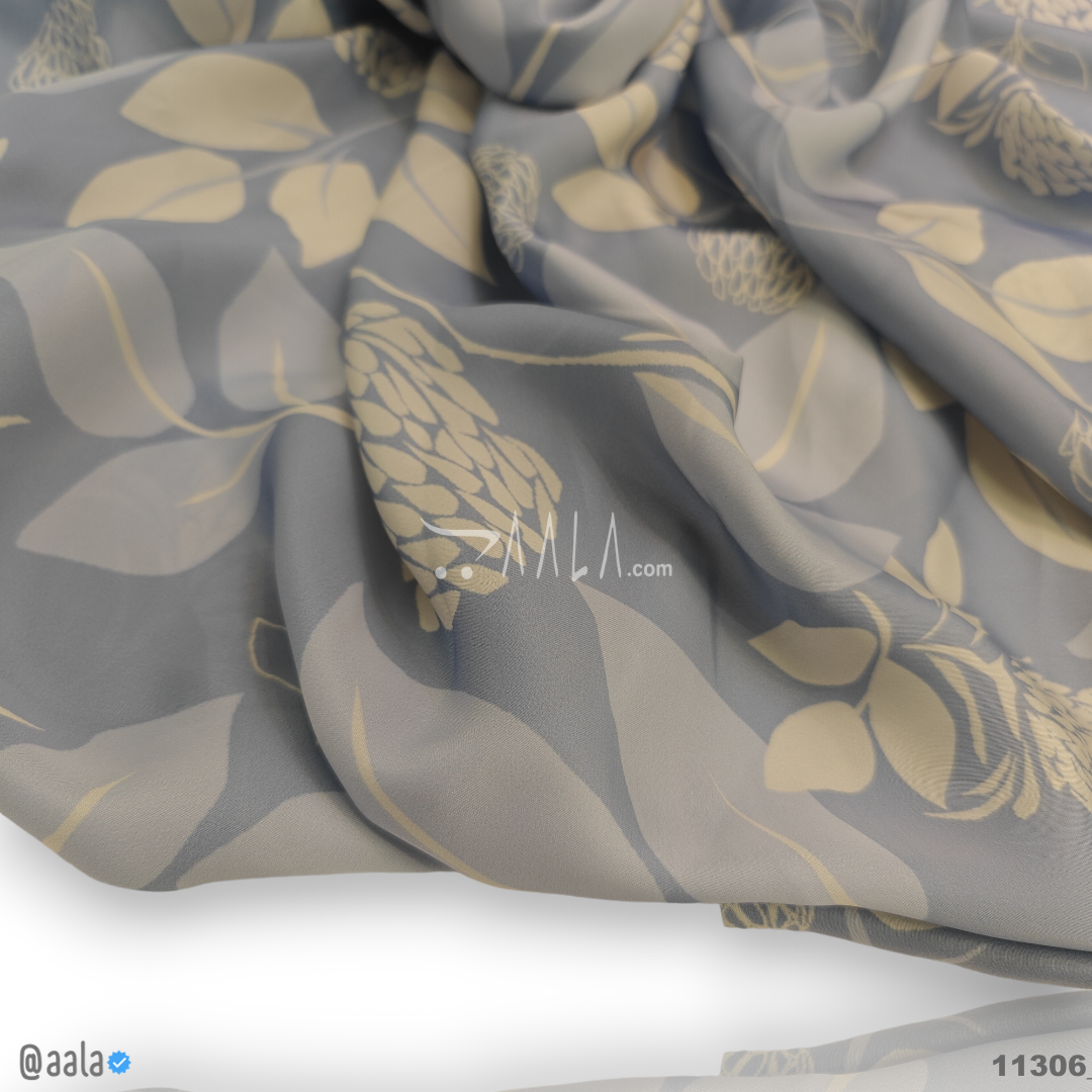 Printed Silk Blend 44-Inches PRINTED Per-Metre #11306