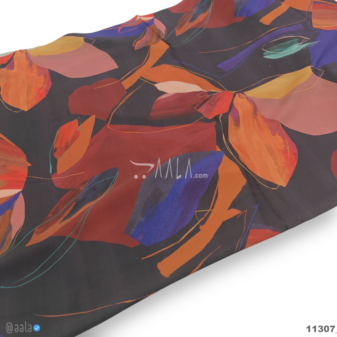 Printed Silk Blend 44-Inches PRINTED Per-Metre #11307