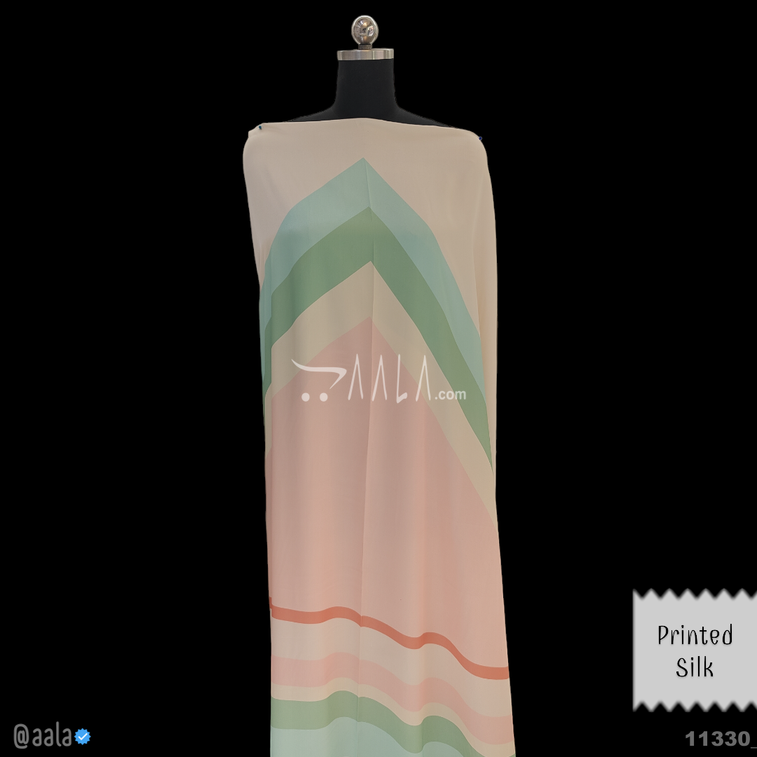 Printed Silk Blend 44-Inches PRINTED Per-Pc #11330