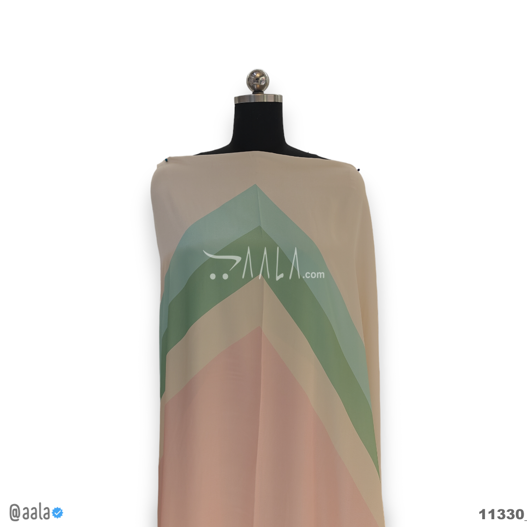 Printed Silk Blend 44-Inches PRINTED Per-Pc #11330