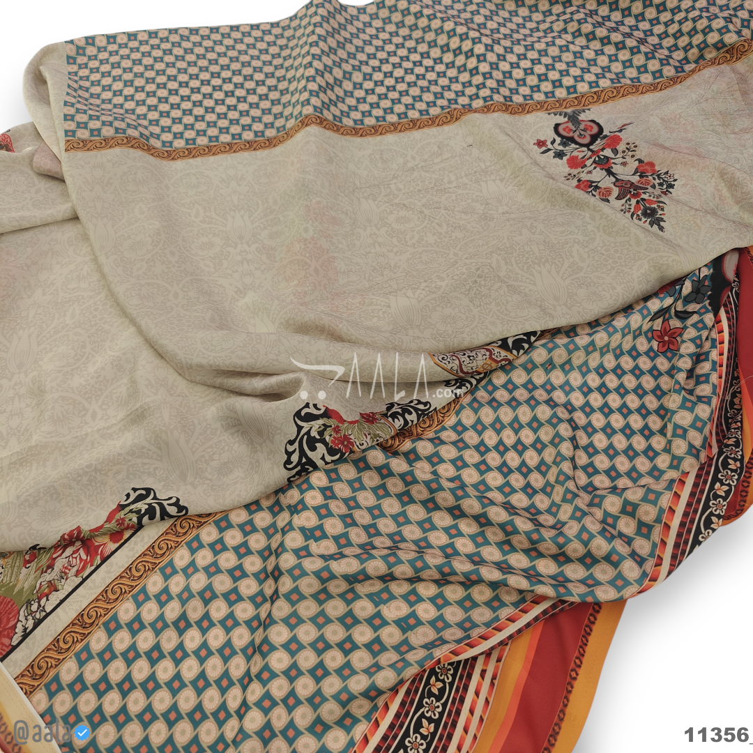 Printed Silk Blend 44-Inches PRINTED Per-Pc #11356