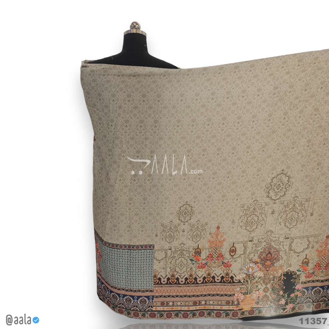 Printed Silk Blend 44-Inches PRINTED Per-Pc #11357