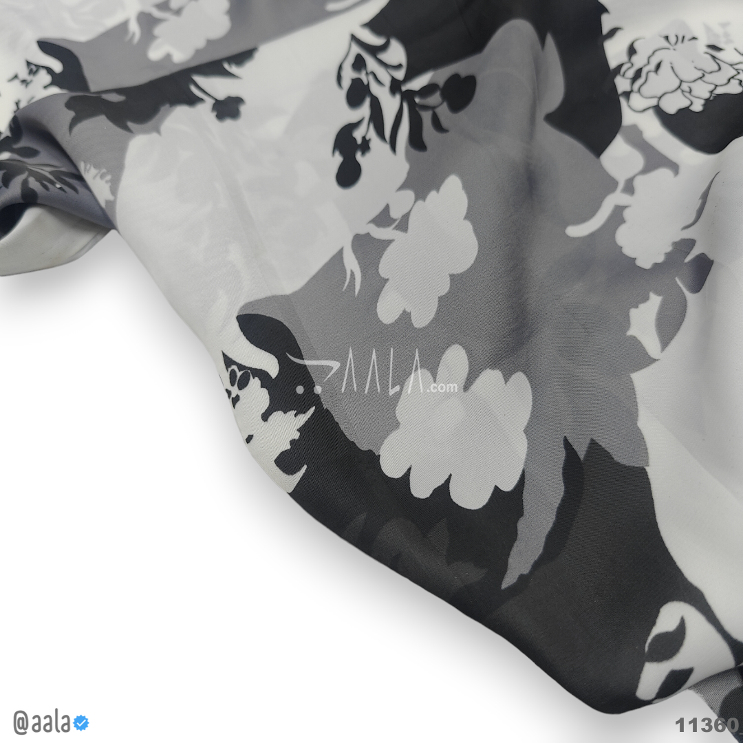 Printed Silk Blend 44-Inches PRINTED Per-Metre #11360