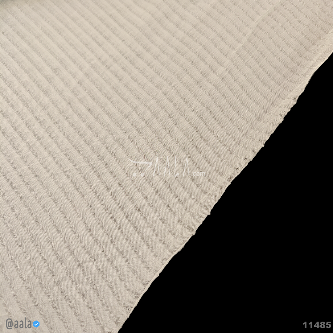 Slub-Muslin Cotton Cotton 44-Inches DYEABLE Per-Metre #11485