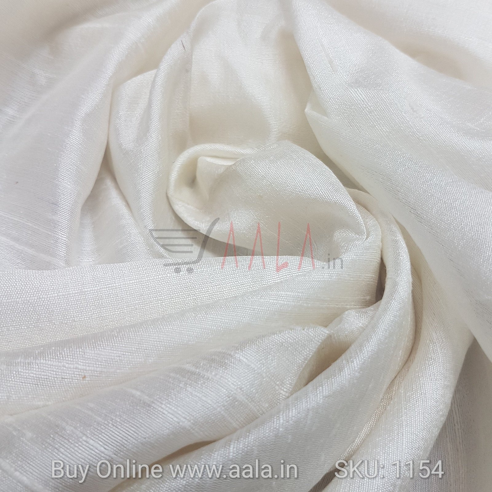 Pure Raw Silk 100 Grams 44 Inches Dyeable Per Metre #1154