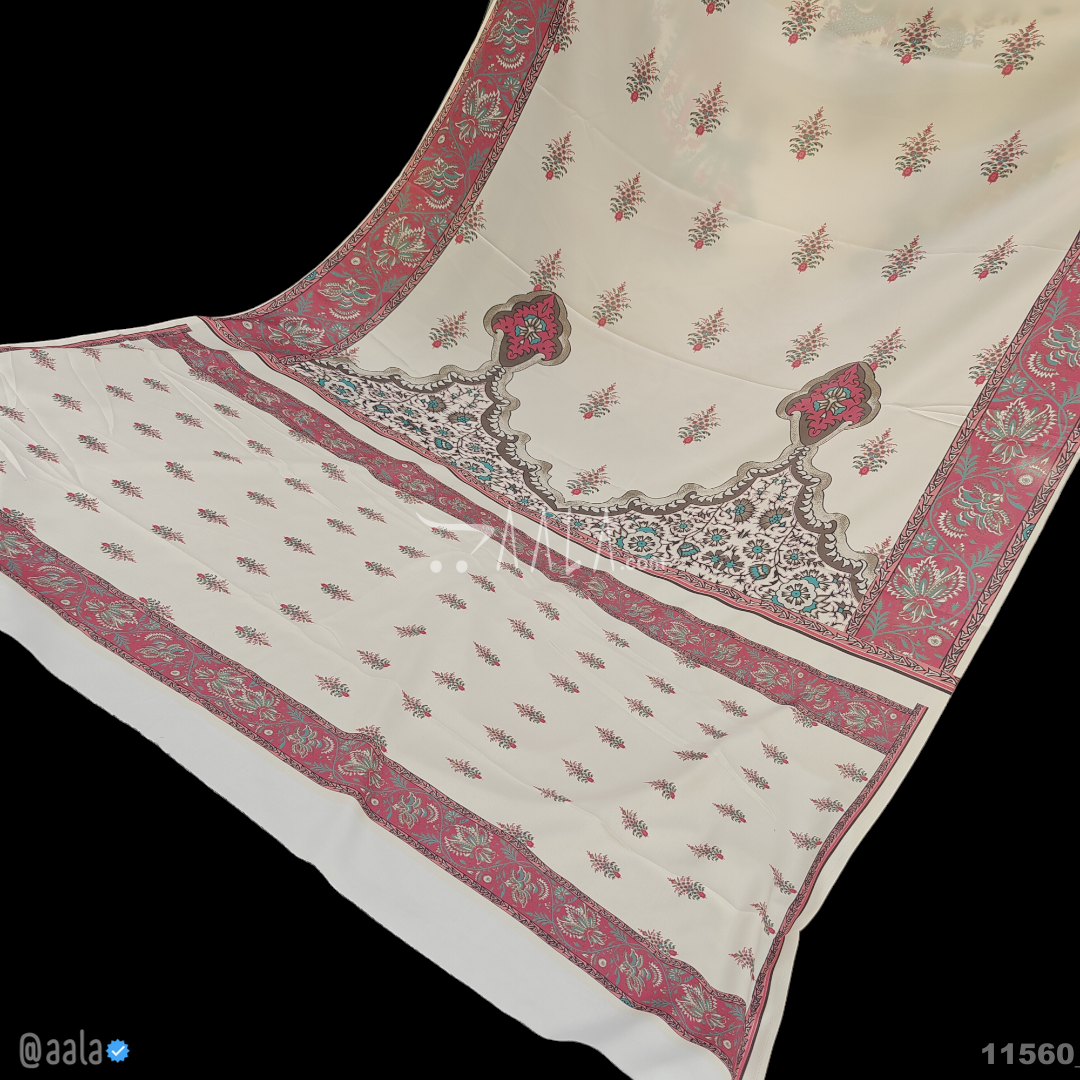 Printed Silk Blend 44-Inches PRINTED Per-Pc 