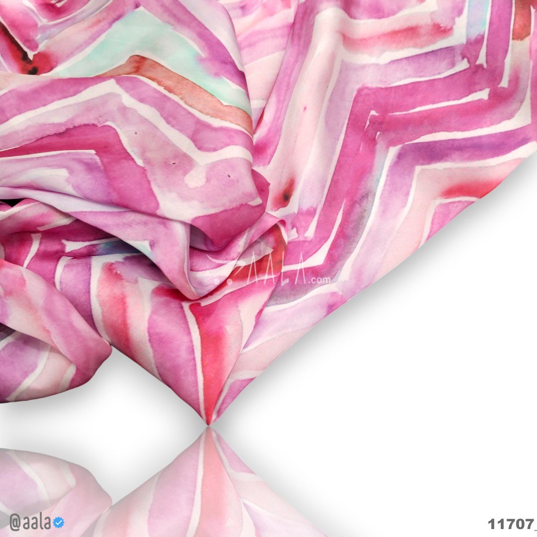 Siburi Silk Poly-ester 44-Inches ASSORTED Per-Metre #11707