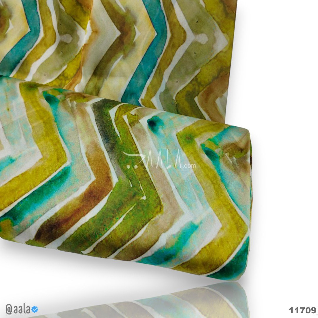 Siburi Silk Poly-ester 44-Inches ASSORTED Per-Metre #11709
