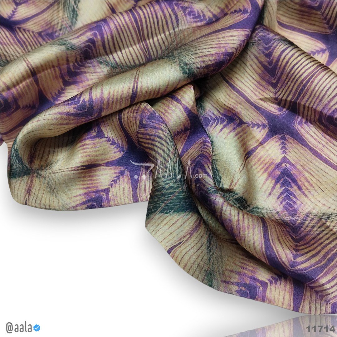 Siburi Silk Poly-ester 44-Inches ASSORTED Per-Metre #11714