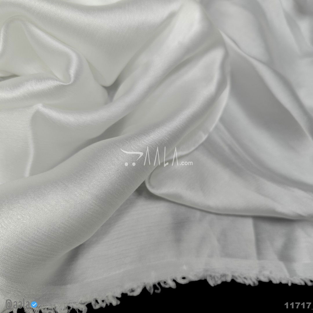 Kindy Satin-Chiffon Viscose 44-Inches DYEABLE Per-Metre #11717