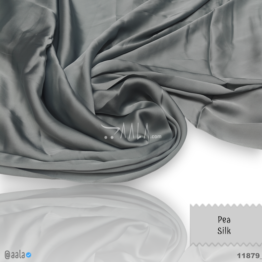 Pea Silk Poly-ester 44-Inches GREY Per-Metre #11879