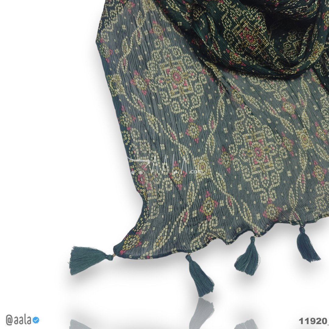 Printed Silk Blend Dupatta-20-Inches PRINTED 2.25-Metres 