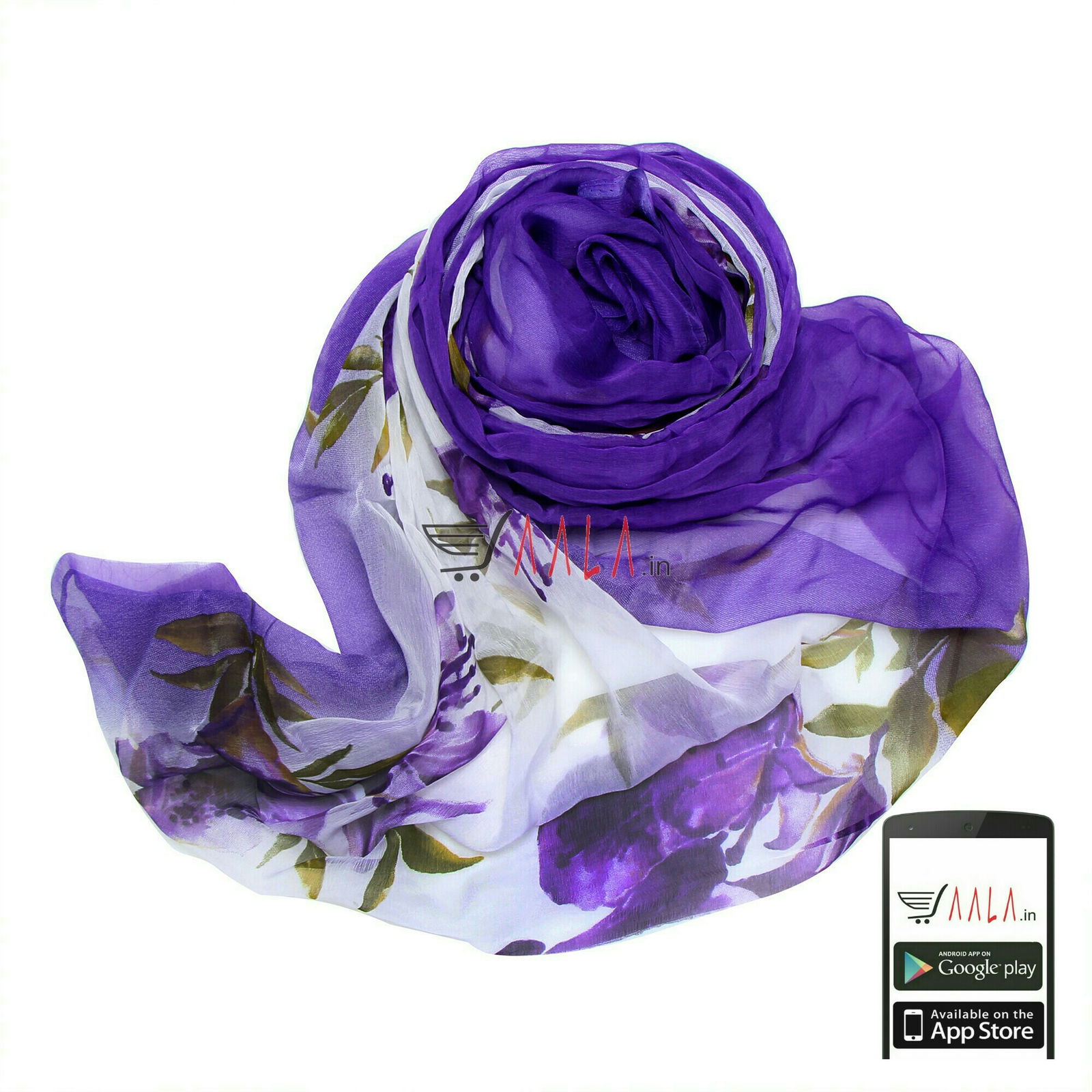 Digital Print Chiffon Dupatta 40 Inches 2.00 Metres #1197