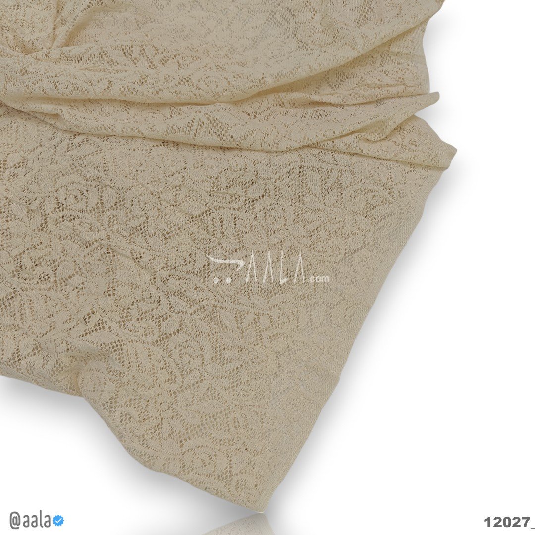 Lace Cotton Cotton 44-Inches DYEABLE Per-Metre #12027